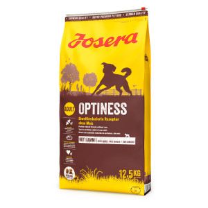 Josera Optiness sausā barība jutīgiem suņiem Jērs, kartupeļi 12.5kg