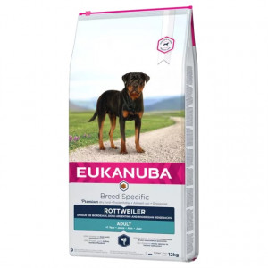 Eukanuba Dog Rottweiler sausā barība Rotveileriem 12kg