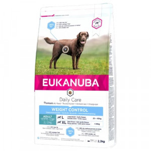 Eukanuba Dog Adult Weight Control Large sausā barība suņiem Vista 15kg