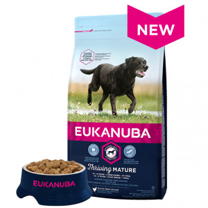 Eukanuba Dog Mature & Senior Large sausā barība suņiem Vista 15kg