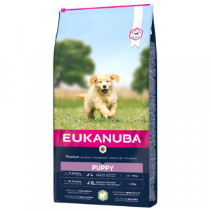 Eukanuba Dog PUPPY Large Lamb & Rice sausā barība kucēniem Jērs, rīsi 2.5kg