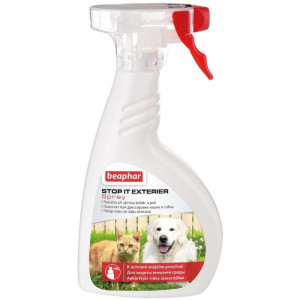 BEAPHAR STOP IT EXTERIER suņu un kaķu atbaidošs sprejs ārpus telpām 400ml