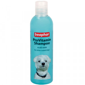Beaphar Pro Vitamin Shampoo White Blue šampūns suņiem ar baltu un gaišu apmatojumu 250ml