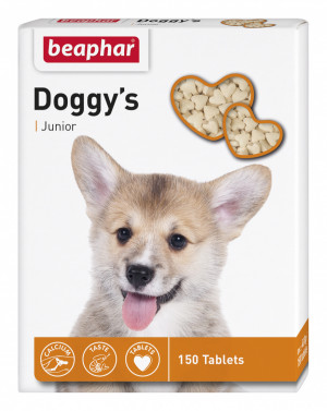 Beaphar Doggy's Junior vitamīnu gardums kucēniem 150tab