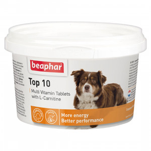 Beaphar TOP 10 for Dogs papildbarība suņiem Multivitamīni N750