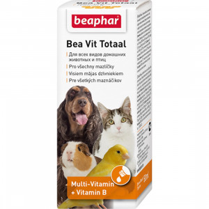BEAPHAR BEA VIT TOTAL vitamīni kaķiem, suņiem, grauzējiem un putniem 50ml