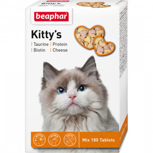 Beaphar Kitty's Mix gardums ar vitamīniem kaķiem 180 tab