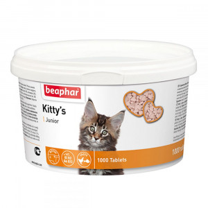 Beaphar Kitty's Junior gardums ar vitamīniem kaķēniem 1000 tab