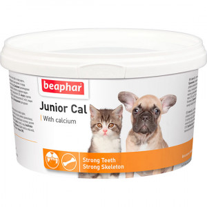 BEAPHAR JUNIOR CAL minerālā papildbarība kucēniem, kaķēniem 200g