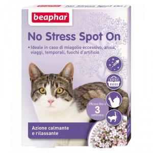 Beaphar No Stress spot on Cat nomierinoši pilieni kaķiem 3 pipetes