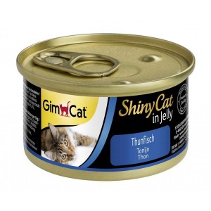 Gimcat ShinyCat Jelly konservi kaķiem Tuncis želējā 70g