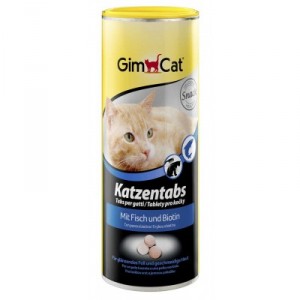 Gimcat Tabs Fish gardums kaķiem ar zivīm un biotīnu 710gb