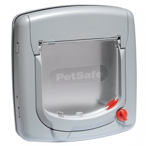 Petsafe Staywell® Deluxe 300 durvis lieliem kaķiem un maziem suņiem, pelēkas