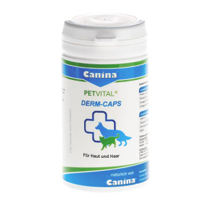 Canina Petvital Darm Caps stimulē ādas dziedzeru funkcijas 40g
