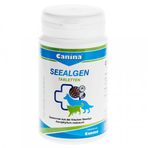 Canina Seealgen tabletes stimulē spalvas, deguna, ķepu un smaganu pigmentāciju 225g