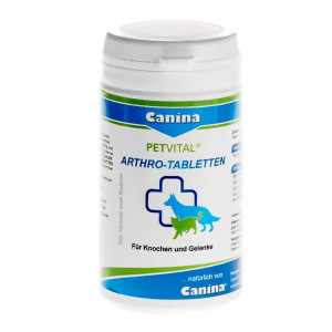 Canina Petvital Arthro vitamīni locītavām suņiem un kaķiem 60tab