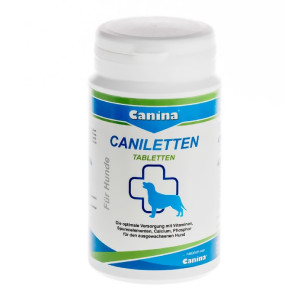 Canina Caniletten tabletes kalciju saturošs preparāts pieaugušiem suņiem 300g