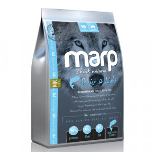 Marp Dog Natural Senior Light sausā barība suņiem Zivis 12kg