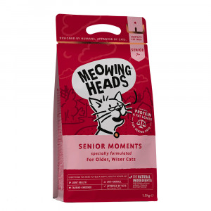 Meowing Heads Senior Moments sausā barība kaķiem Vista 1.5kg