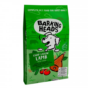 Barking Heads Chop Lickin Lamb sausa barība suņiem Jērs 12kg