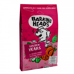 Barking Heads Golden Years Senior sausa barība suņiem no 7 gadiem Vista 12kg