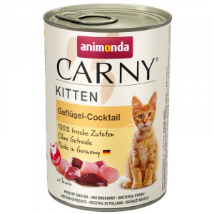 Animonda Carny KITTEN konservi kaķēniem Mājputnu kokteilis 400g