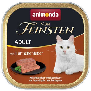 Animonda Vom Feinstein Adult konservi kaķiem Vistas aknas 100g