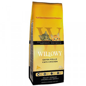 Willowy Cat Chicken sausā barība kaķiem Vista 20kg