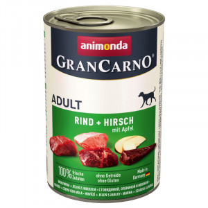 Animonda GranCarno konservi suņiem Briedis, āboli 400g
