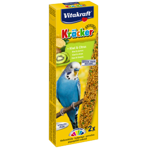 Vitakraft gardums nūjiņas mazajiem papagaiļiem Kivi un citrons 2gb 60g