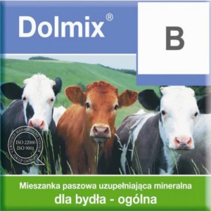 Dolmix B lopbarības maisījums visu vecumu liellopiem 2kg